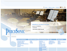 Tablet Screenshot of percusonic.es